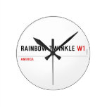 rainbow twinkle  Wall Clocks