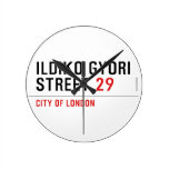 Ildiko Gyori Street  Wall Clocks