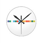 Beth Merry Christmas  Wall Clocks