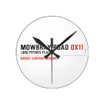 Mowbray Road  Wall Clocks