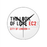the look of love  Wall Clocks