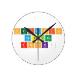 PERIDOIC
 TABLES
 ROCK!  Wall Clocks