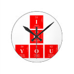 I
 Lv
 you  Wall Clocks