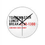 Toastmaster Lunch break  Wall Clocks