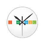 i am cool  Wall Clocks