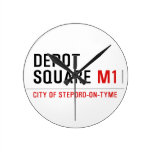 Depot Square  Wall Clocks