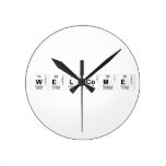 Welcome  Wall Clocks
