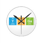 yoga  Wall Clocks