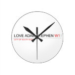 Love adam stephen  Wall Clocks