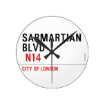 sarmartian blvd   Wall Clocks