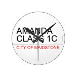 AMANDA class 1C  Wall Clocks