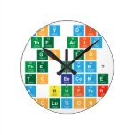 Why did 
 the acid
  go to 
 the gym? 
  To become 
 a buffer 
 solution!   Wall Clocks