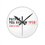 Patpat 906 ave nw  Wall Clocks