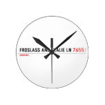 Froslass and glalie ln  Wall Clocks
