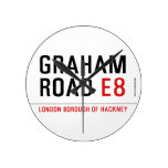 graham road  Wall Clocks