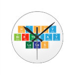 Happy
 Birthday
 Lucas  Wall Clocks