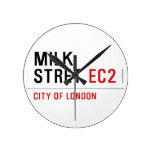 Milk  Stret  Wall Clocks