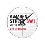 Kamren  Street  Wall Clocks