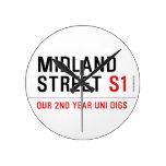 Midland Street  Wall Clocks