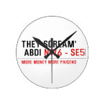 THEY SCREAM'  ABDI  Wall Clocks