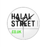 Halal Street  Wall Clocks
