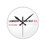 Lamborn Wilson Way  Wall Clocks