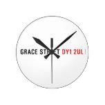 Grace street  Wall Clocks