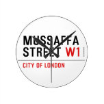 Mussaffa Street  Wall Clocks