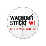 WARDOUR STREET  Wall Clocks