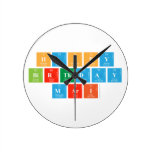 happy
 Birthday
 Mari  Wall Clocks