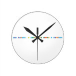 feliz navidad, te deseo mucho exito y felicidad  Wall Clocks