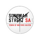 Summah Street  Wall Clocks