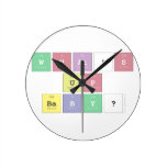 what's 
 up
 baby?  Wall Clocks