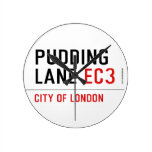 PUDDING LANE  Wall Clocks