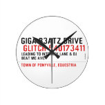 Giga B3atz Drive   Wall Clocks