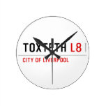 toxteth  Wall Clocks