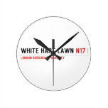 white hart lawn  Wall Clocks