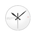 Real Izoski street forever  Wall Clocks