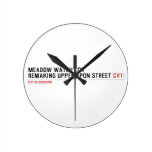 MEADOW WATCH COV remaking Upper Spon Street  Wall Clocks