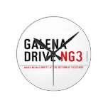 galena drive  Wall Clocks
