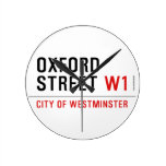 oxford street  Wall Clocks