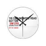 110 collingwood road  Sutton    Wall Clocks