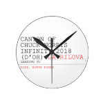 Canyon of chuck norris INFinity 2018 (D'oh)  Wall Clocks