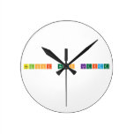 geloof hoop liefde  Wall Clocks