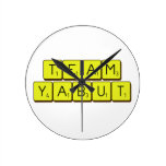 Team
 Yabut  Wall Clocks