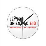 LEYTON ORIENT FC  Wall Clocks