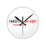 FARZETKİ   Wall Clocks