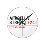 Arabella Street  Wall Clocks