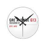GRE AVENUE  Wall Clocks