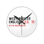 Westminster English  Wall Clocks